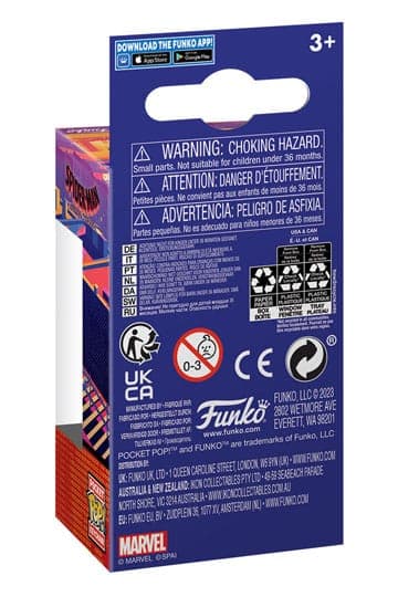 Spider-Man: Across the Spider-Verse Funko POP! Vinyl Keychains 4 cm Spider-Man - Animation