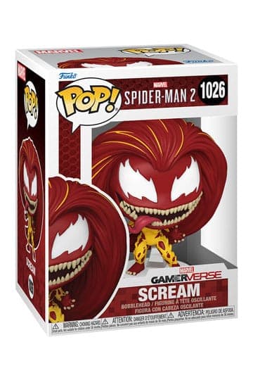 Spiderman 2 Funko POP! Games Vinyl Figure Scream 9 cm #1026 - Games