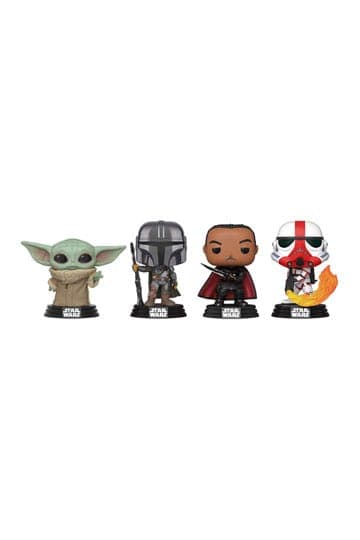 Star Wars Funko POP! Movies Vinyl Figure 4-Pack Mandalorian Holiday 9 cm - Star Wars