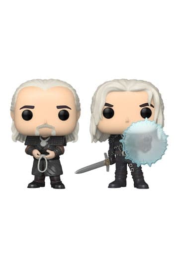 The Witcher Funko POP! Television Vinyl Figures 2-Pack Geralt & Vesemir 9 cm - Television