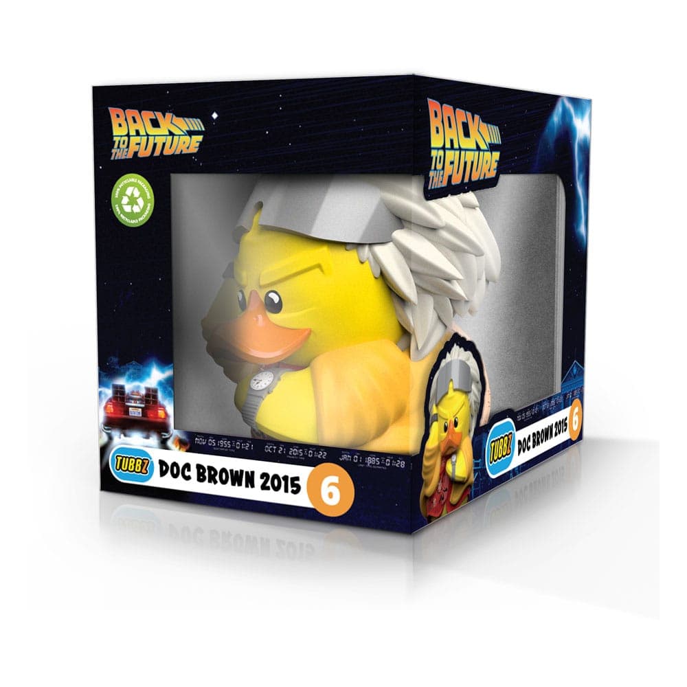 Tubbz - Back to the Future Doc Brown 2015 #6 - Paperella PVC Figure Boxed Edition Cosplaying Duck