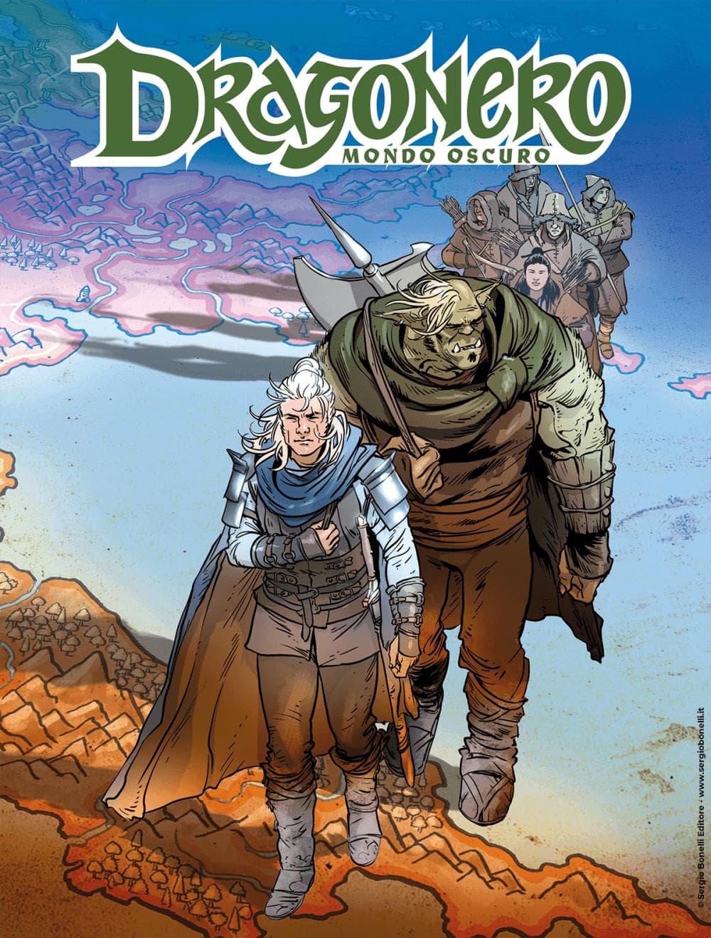 Dragonero - Mondo Oscuro 25 (138) - Terre Sconosciute - Variant Materica Lucca Comics 2024 - Sergio Bonelli Editore - Italiano