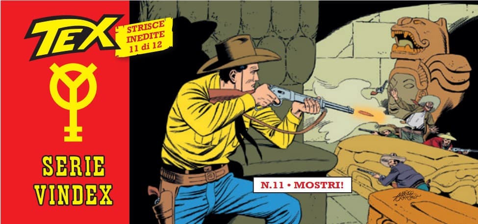 Le Strisce di Tex - Serie Vindex 11 - Mostri! - Sergio Bonelli Editore - Italiano