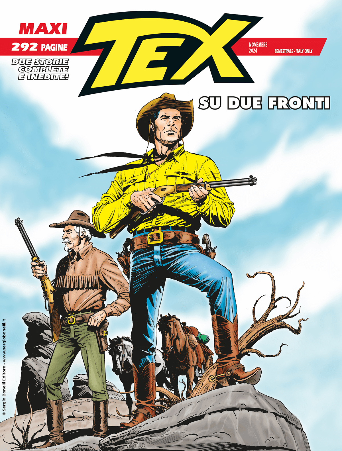 Maxi Tex 35 - Su Due Fronti - Sergio Bonelli Editore - Italiano
