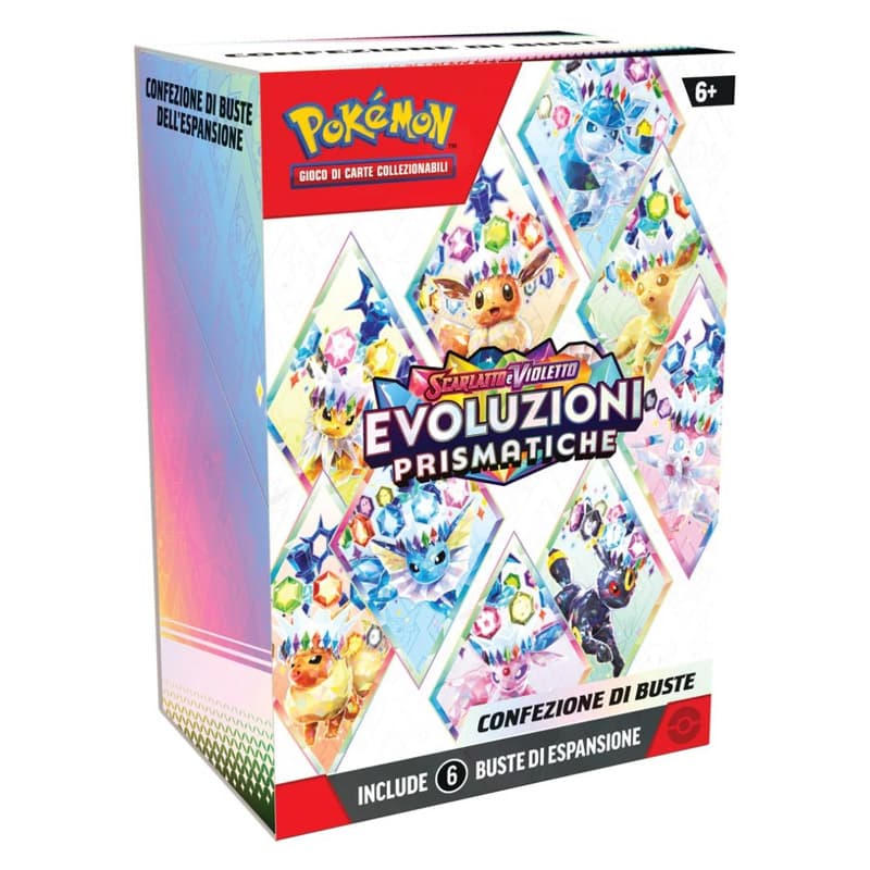 Pokémon Evoluzioni Prismatiche Bundle da 6 Buste - Italiano