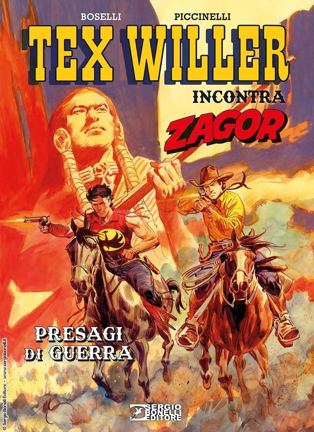 Tex Willer Incontra Zagor - Presagi di Guerra - Sergio Bonelli Editore - Italiano