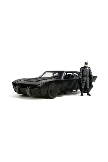 Batman 2022 Hollywood Rides Diecast Model 1/18 2022 Batmobile with Figure