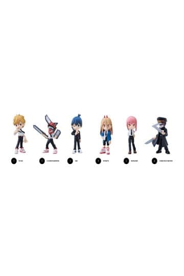 Chainsaw Man Anime Series Mini Figures 9 cm Display (6)