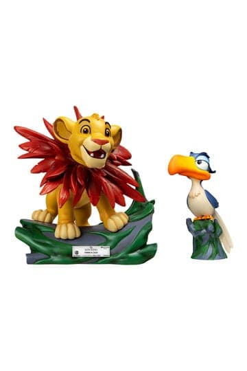 Disney Master Craft Statues 2-Pack The Lion King Little Simba & Zazu 31 cm