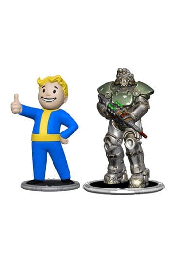 Fallout Mini Figures 2-Pack Set F Raider & Vault Boy (Strong) 7 cm