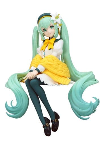 Hatsune Miku Noodle Stopper PVC Statue Flower Fairy Lily White Ver. 14 cm