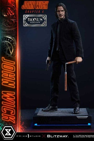John Wick Chapter 4 Ultimate Premium Masterline Series Statue 1/4 John Wick Deluxe Bonus Version 54 cm