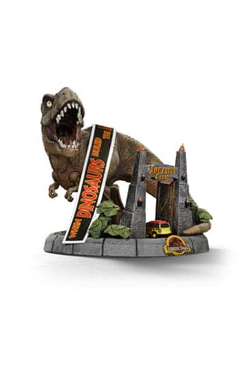 Jurassic Park Mini Co. PVC Figure T-Rex Illusion Deluxe 15 cm