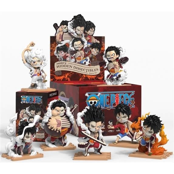 One Piece Luffy Gears - Freeny's Hidden Dissectible Blind Box Serie 6 (1 Random Figure)