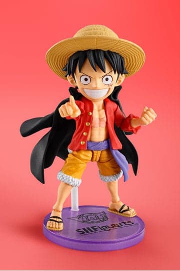 One Piece World Collactable Figures x S.H. Figuarts Action Figure Monkey D. Luffy 8 cm