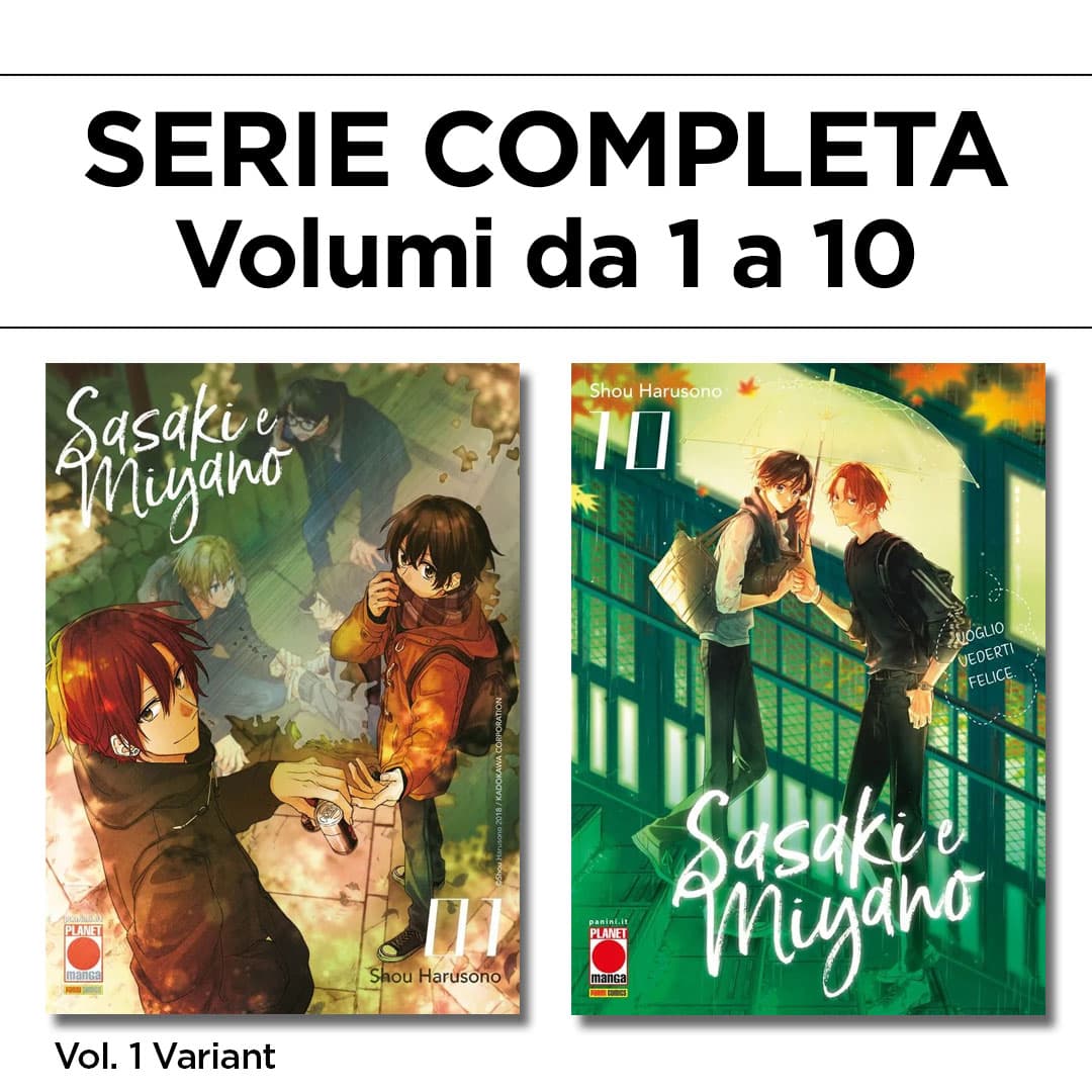 Sasaki e Miyano 1/10 - Serie Completa - Panini Comics - Italiano