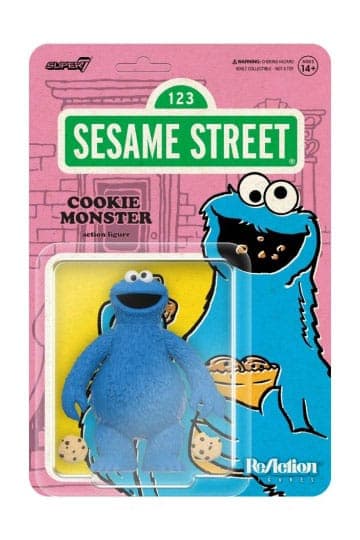 Sesame Street ReAction Action Figure Wave 02 Cookie Monster 10 cm