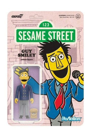 Sesame Street ReAction Action Figure Wave 02 Guy Smiley (With Bread) 10 cm