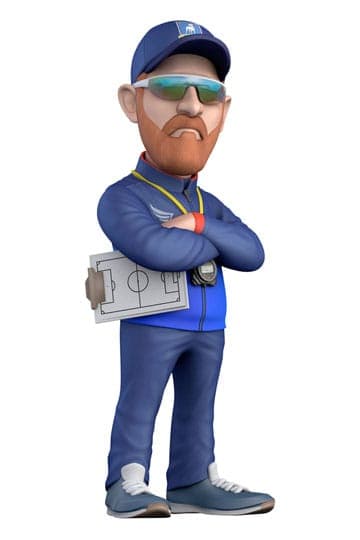 Ted Lasso Minix Figure Coach Beard 12 cm