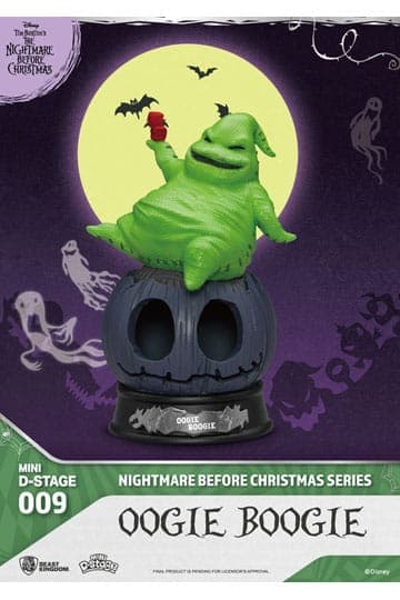 The Nightmare Before Christmas Mini Diorama Stage PVC Figure Oogie Boogie 10 cm