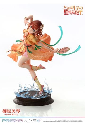 To Aru Kagaku no Railgun Prisma Wing PVC Statue 1/7 Misaka Mikoto 22 cm