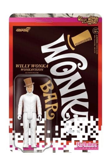 Willy Wonka and the Chocolate Factory (1971) ReAction Action Figure Wave 03 Willy Wonka (White Suit) 10 cm
