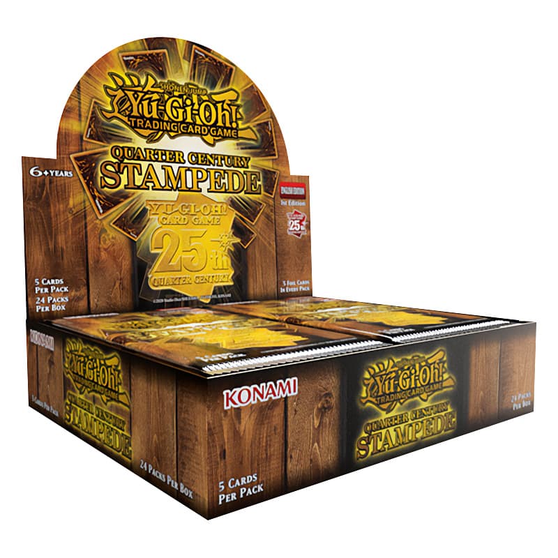 Box da 24 Buste Yu-Gi-Oh! - Quarter Century Stampede - Assalto Quarto di Secolo - 1a Edizione - Inglese