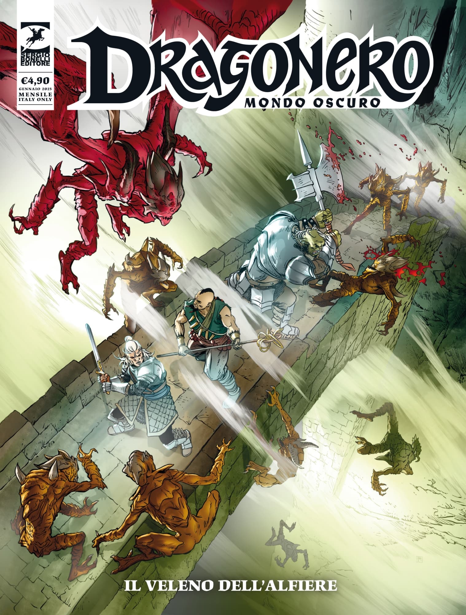 Dragonero - Mondo Oscuro 27 (140) - Il Veleno dell'Alfiere - Sergio Bonelli Editore - Italiano