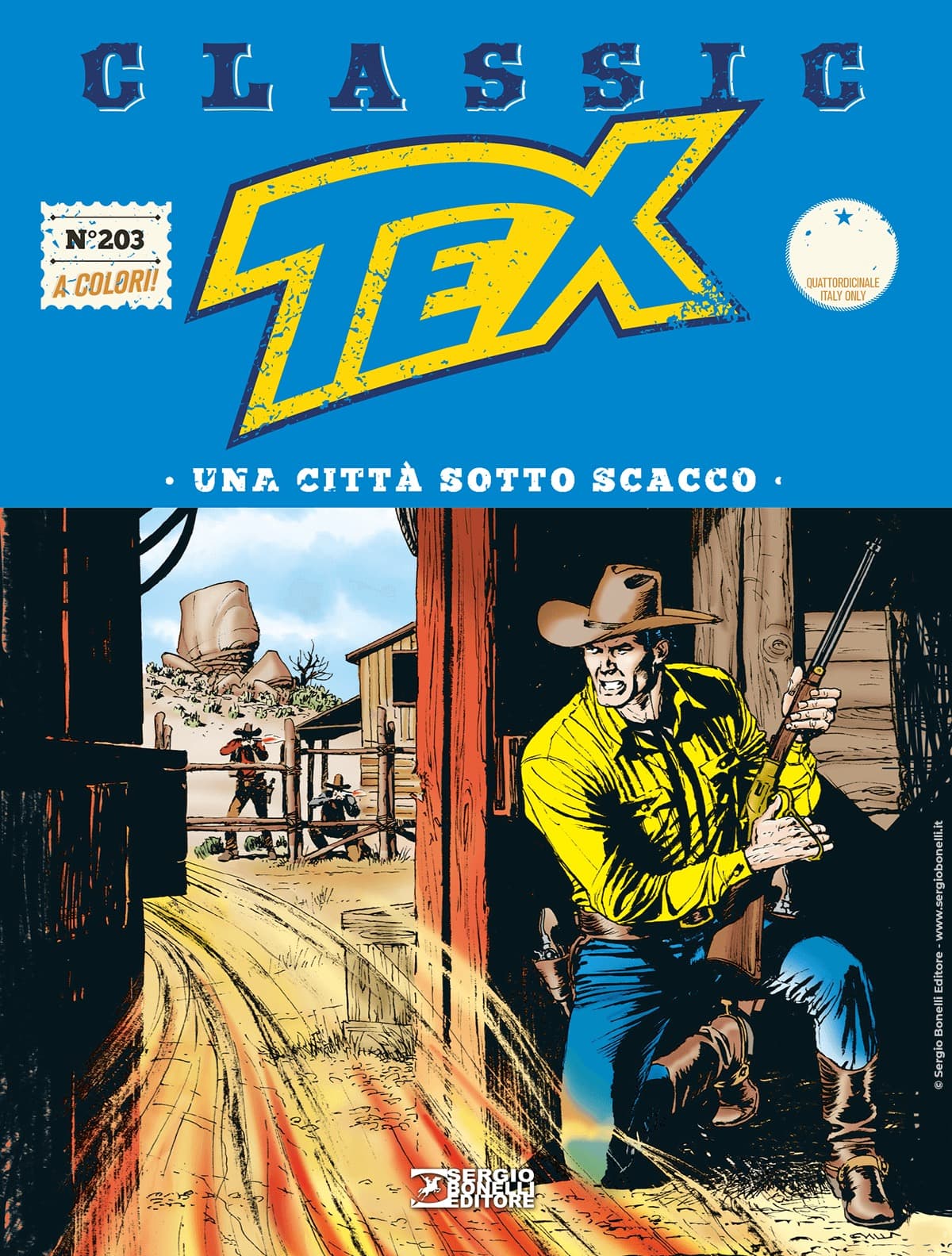 Tex Classic 203 - Una Città Sotto Scacco - Sergio Bonelli Editore - Italiano