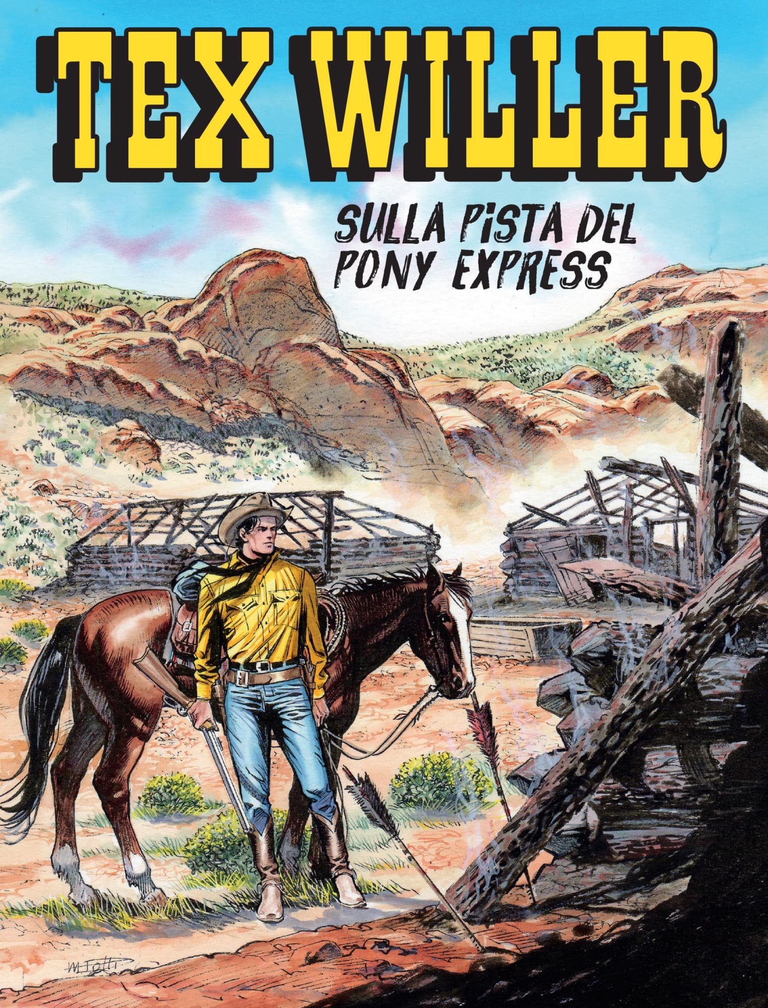 Tex Willer 75 - Sulla Pista del Pony Express - Sergio Bonelli Editore - Italiano