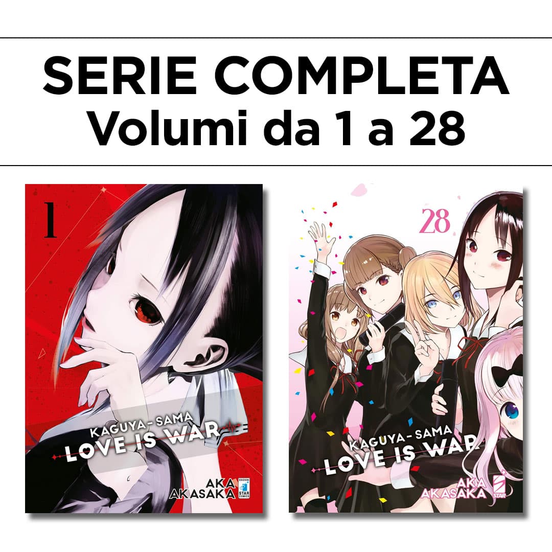Kaguya-Sama: Love is War 1/28 - Serie Completa - Edizioni Star Comics - Italiano
