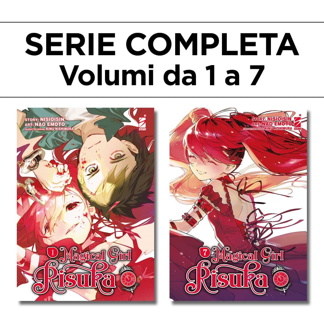 Magical Girl Risuka 1/7 - Serie Completa - Edizioni Star Comics - Italiano