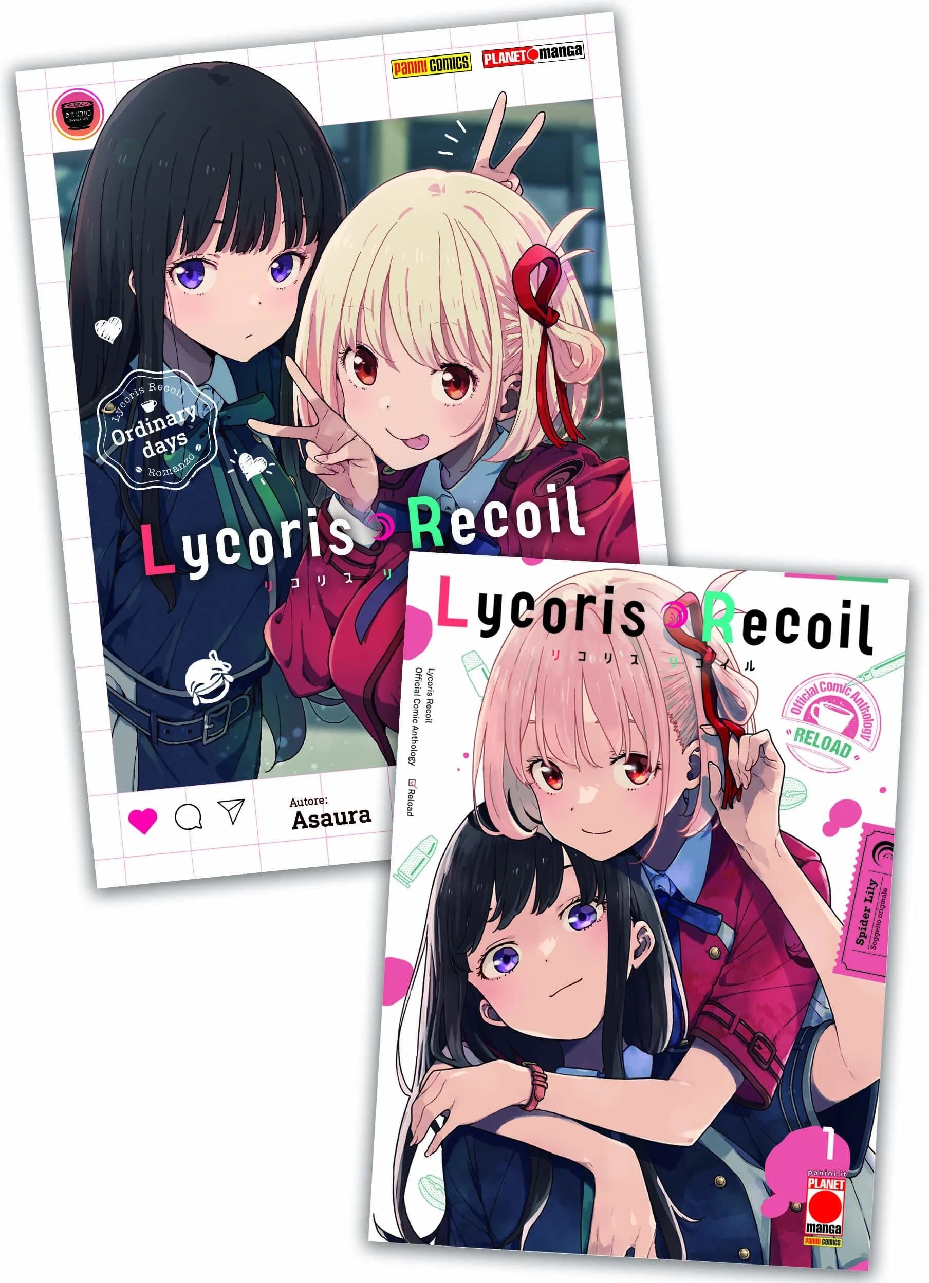 Lycoris Recoil Bundle (Reload 1 + Ordinary Days) - Panini Comics - Italiano