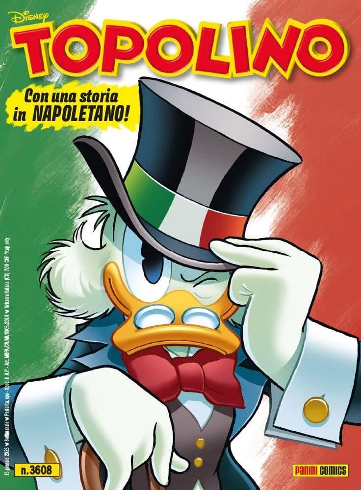 Topolino 3608 - Versione Dialetto Campania - Panini Comics - Italiano