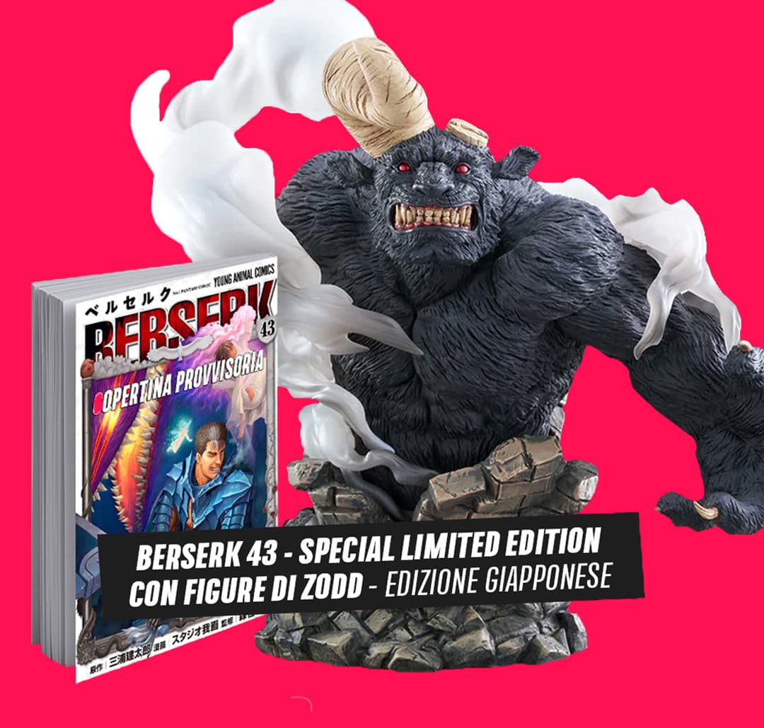 Berserk 43 + Figure Zodd - Special Limited Edition - Hakusensha - Giapponese