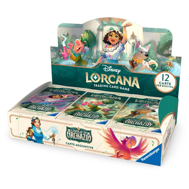 Disney Lorcana - Box 24 Buste - L'Isola di Archazia - Archazia's Island - Italiano