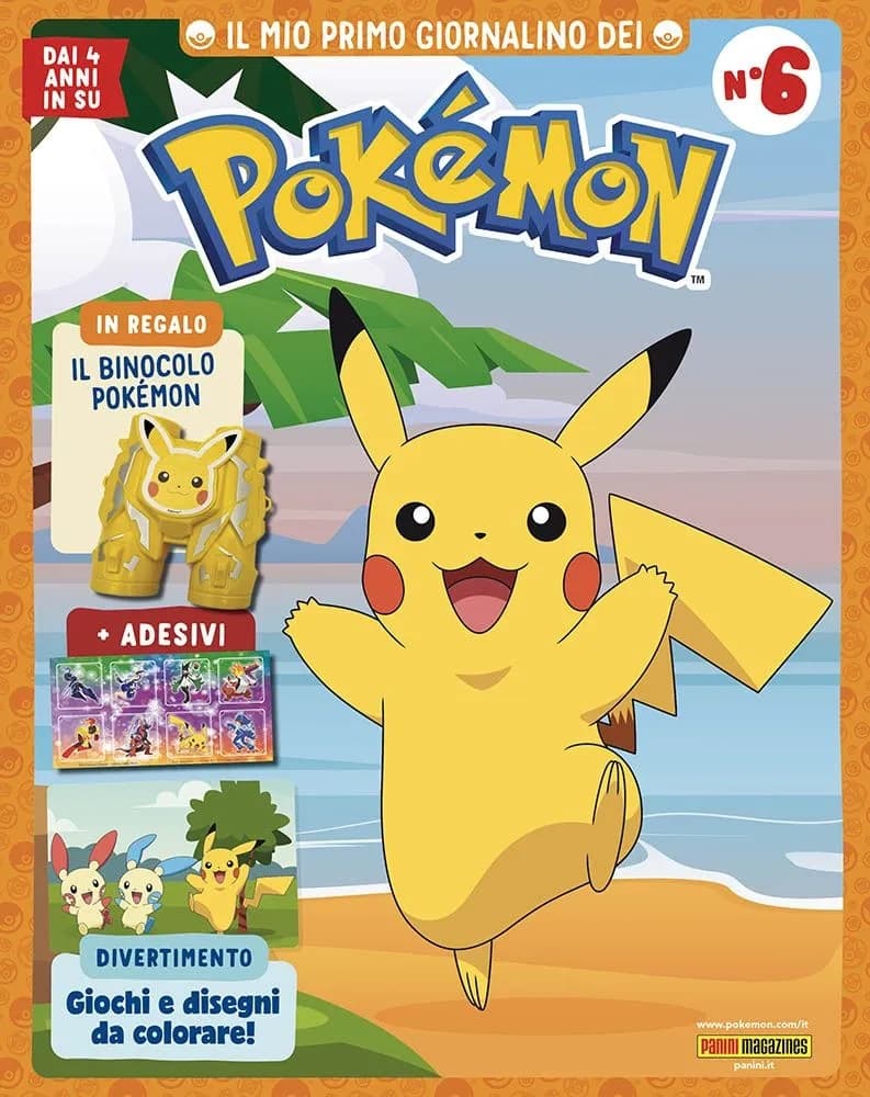 Il Mio Primo Giornalino dei Pokemon 6 - Panini Comics - Italiano