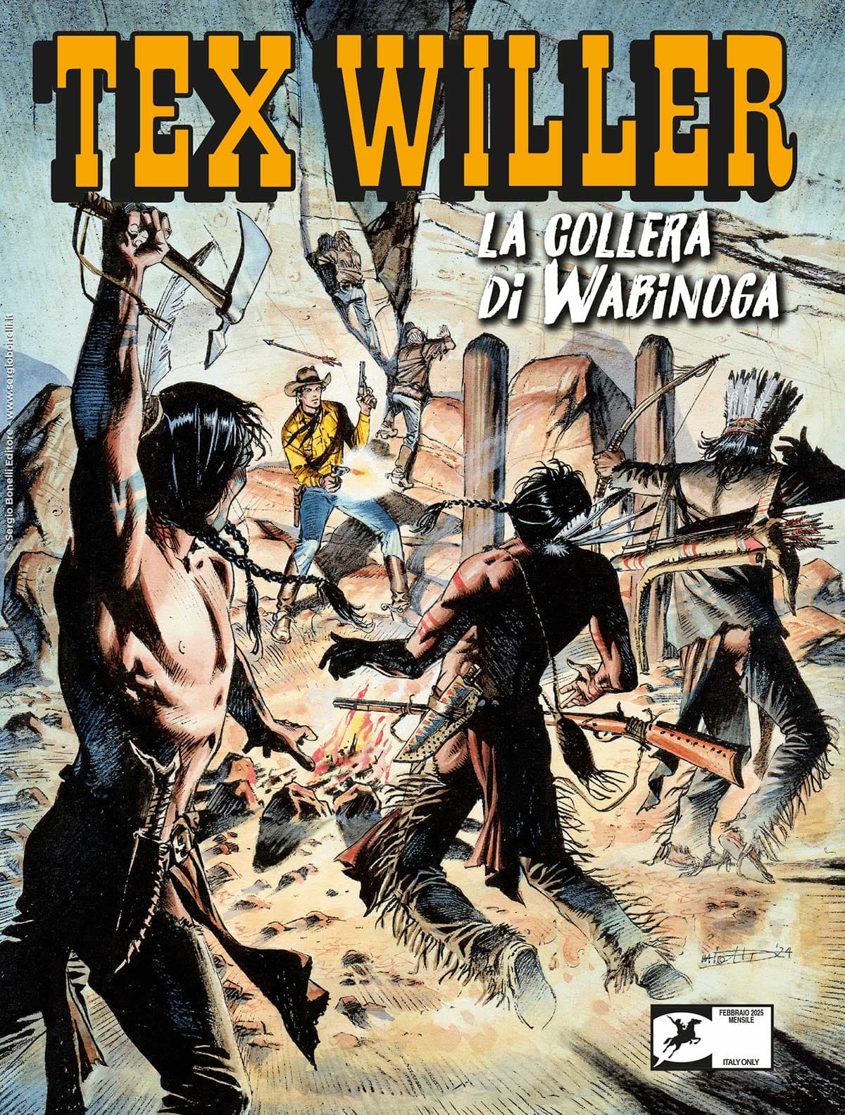 Tex Willer 76 - La Collera di Wabinoga - Sergio Bonelli Editore - Italiano