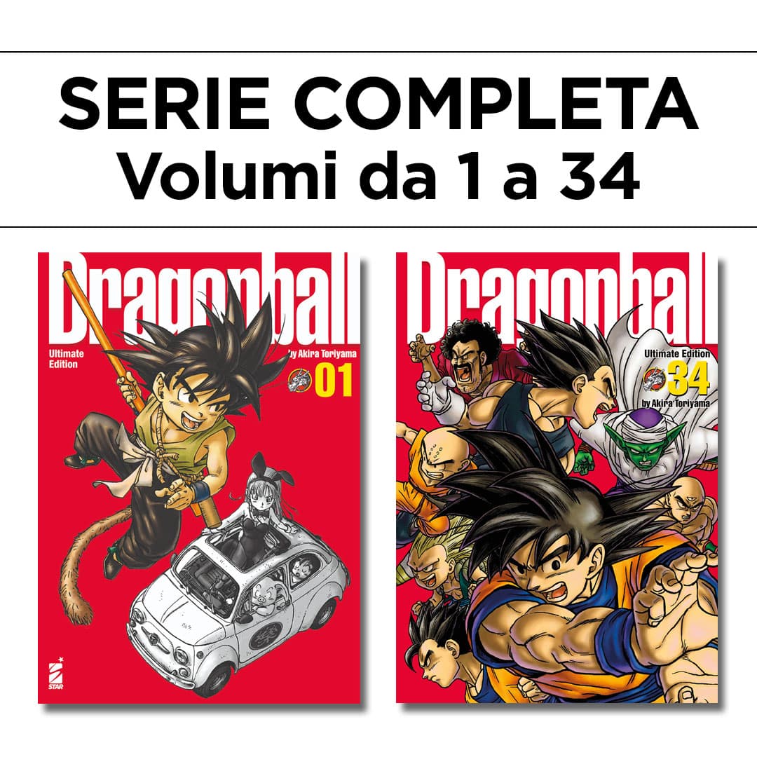Dragon Ball - Ultimate Edition 1/34 - Serie Completa - Edizioni Star Comics - Italiano
