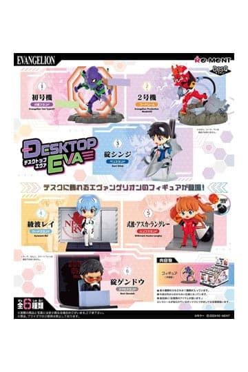 Evangelion Mini Figures 6 cm DesQ Desktop EVA Display 1 Pz
