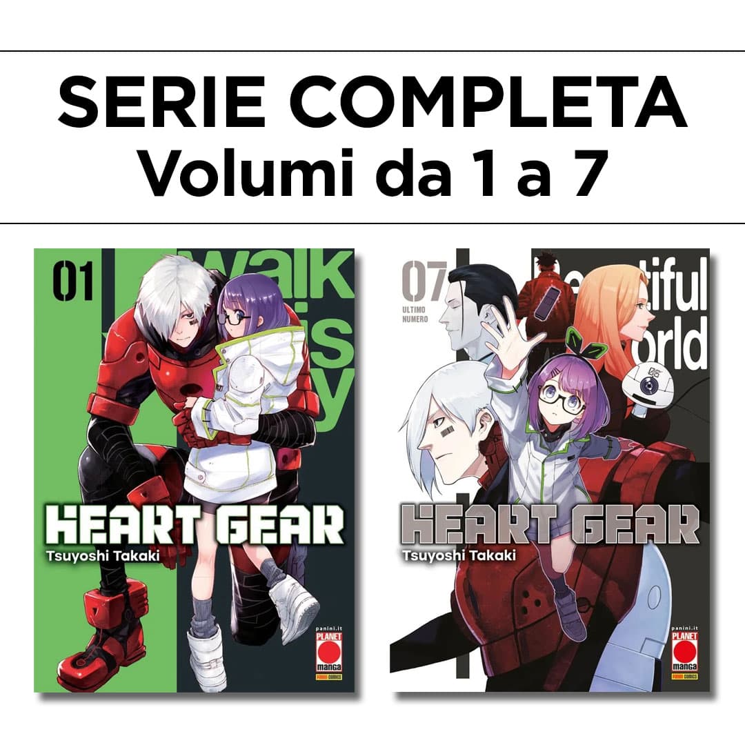 Heart Gear 1/7 - Serie Completa - Panini Comics - Italiano