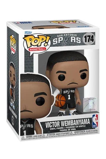 NBA Legends Funko POP! Sports Vinyl Figure Spurs- Victor Wembanyama 9 cm #174 - Basketball