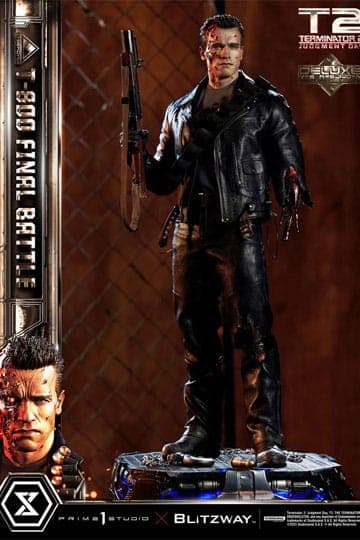 Terminator 2 Museum Masterline Series Statue 1/3 T-800 Final Battle Deluxe Version 75 cm