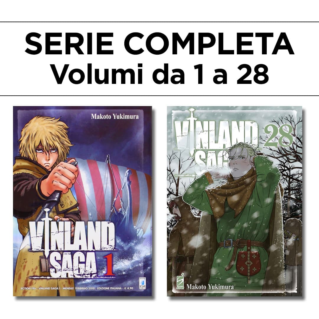 Vinland Saga 1/28 - Serie Completa - Edizioni Star Comics - Italiano