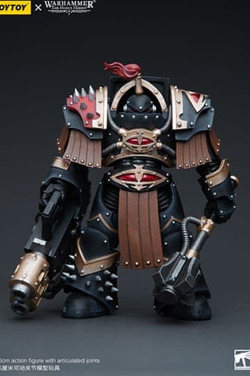 Warhammer The Horus Heresy Action Figure 1/18 Sons of Horus Justaerin Terminator Squad Justaerin with Multi-melta and Power MauL 12 cm