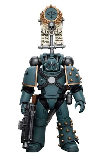Warhammer The Horus Heresy Action Figure 1/18 Sons of Horus MKIV Tactical Squad Legionary with Legion Vexilla 12 cm
