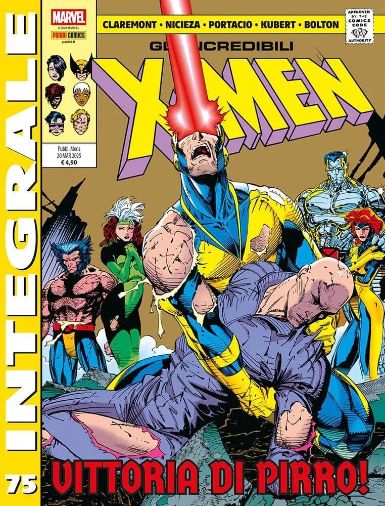 Gli Incredibili X-Men di Chris Claremont 75 - Marvel Integrale - Panini Comics - Italiano