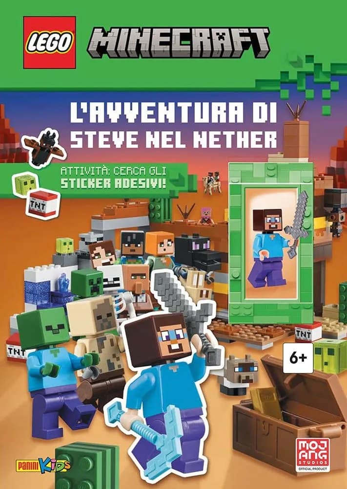 LEGO Minecraft - L'Avventura di Steve nel Nether - Panini Tech 42 - Panini Comics - Italiano