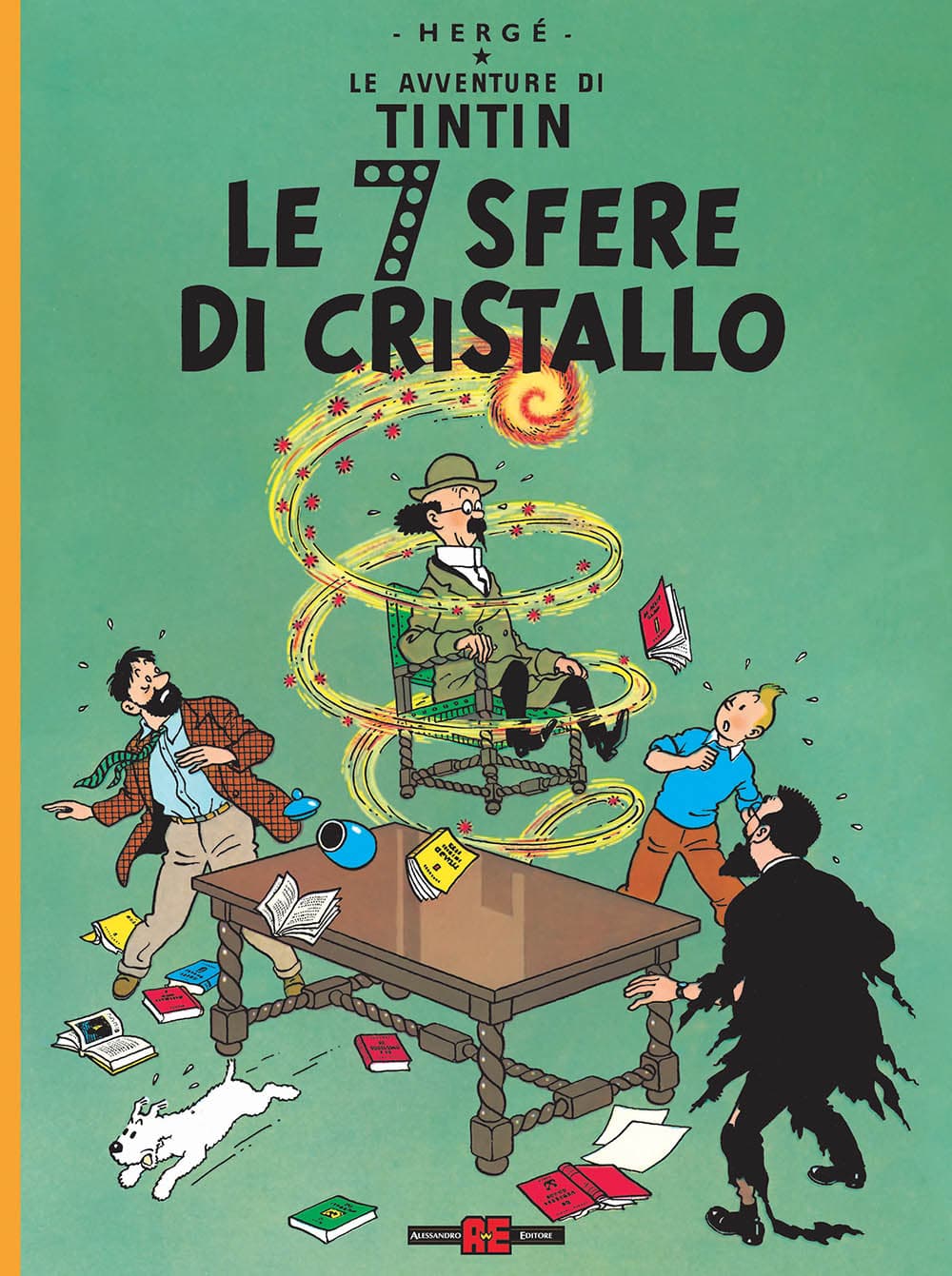 Le Avventure di Tintin - Le 7 Sfere di Cristallo - Alessandro Editore - Editoriale Cosmo - Italiano