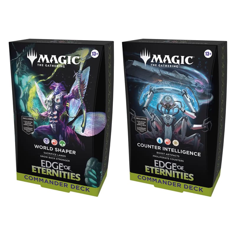 Magic: The Gathering - Edge of Eternities - Ai Confini dell'Eternità - Bundle Set 2 Mazzi Commander Deck - Inglese